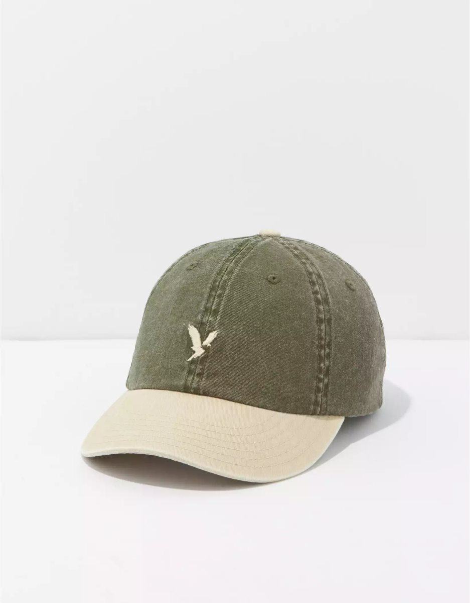 Chapeaux American Eagle AEO Baseball Vert Olive Homme | ONR-53109844